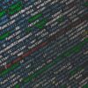 モニターに表示されたプログラムのコード