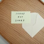 封筒に添えたメッセージカード